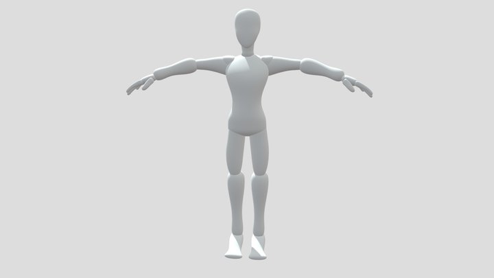 Eddie Munson - Modelado de personaje 3D Model