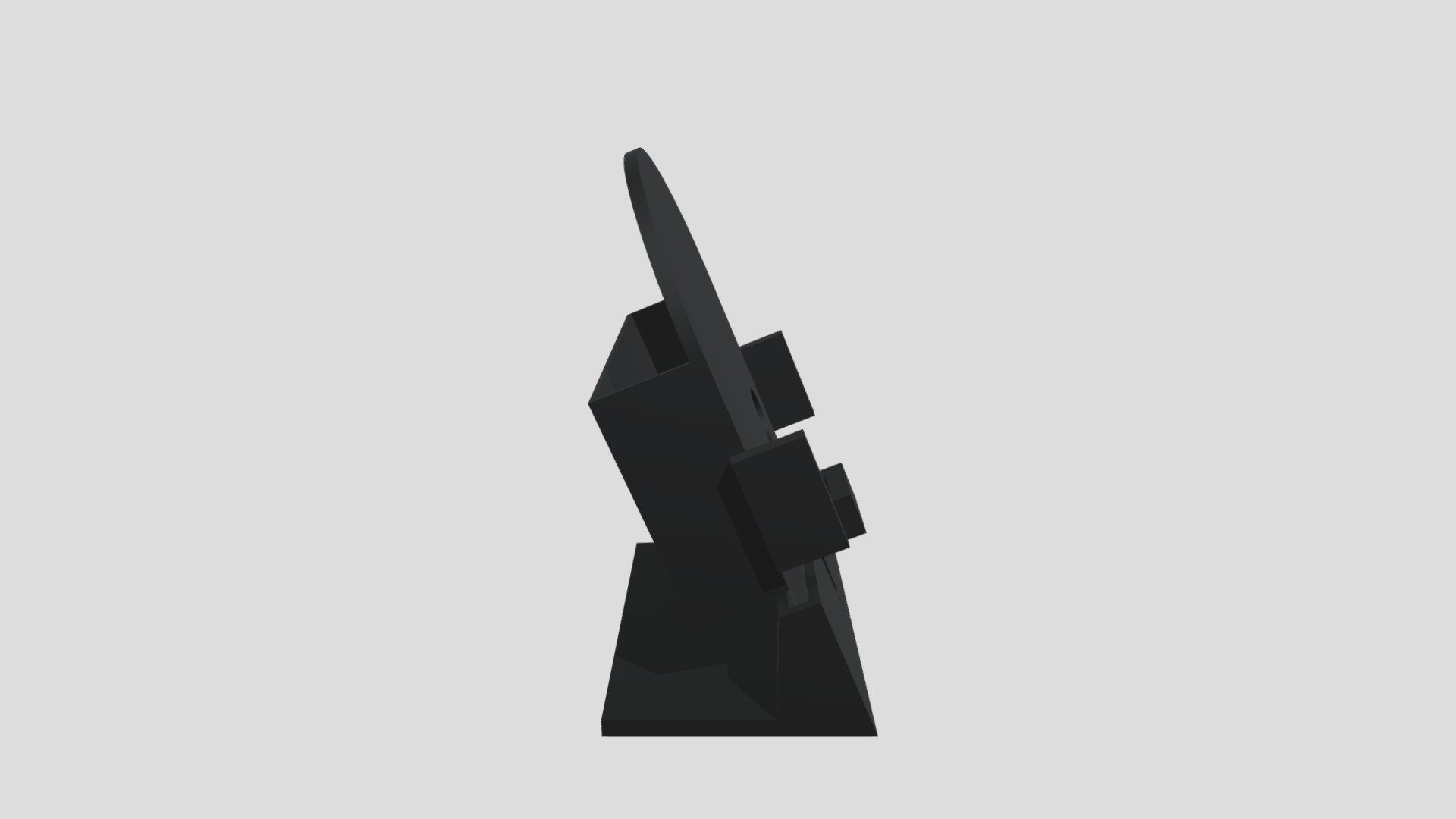 Phone Stand Sketchfab Model Dark