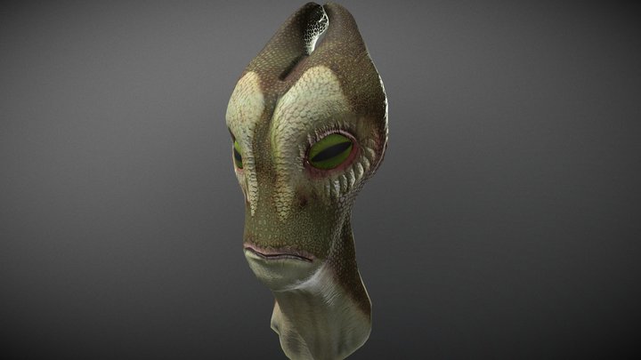 Salarian 000 3D Model