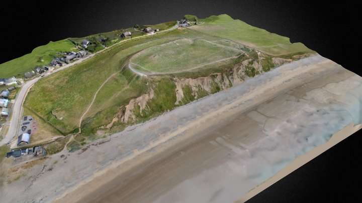 Dinas Dinlle Coastal Fort - June 2018 3D Model