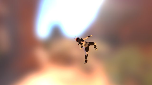 Player Attack Sequence 3D Model