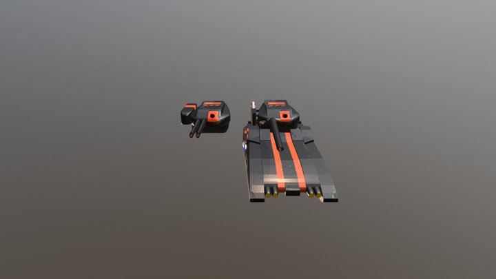 Sci Fi tank 3D Model