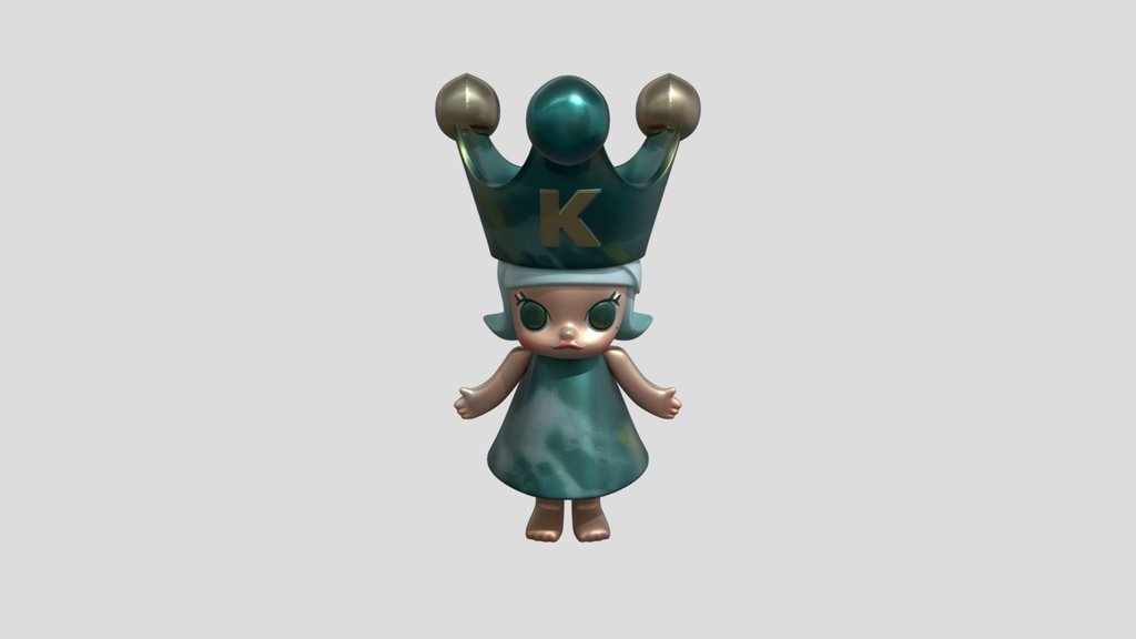 Ice Princess with a K Crown