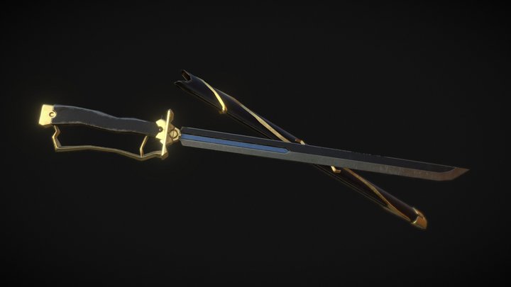 Sayaka's Sabre 3D Model