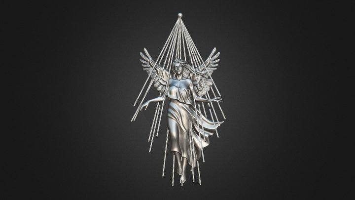 angel pendant 3D Model