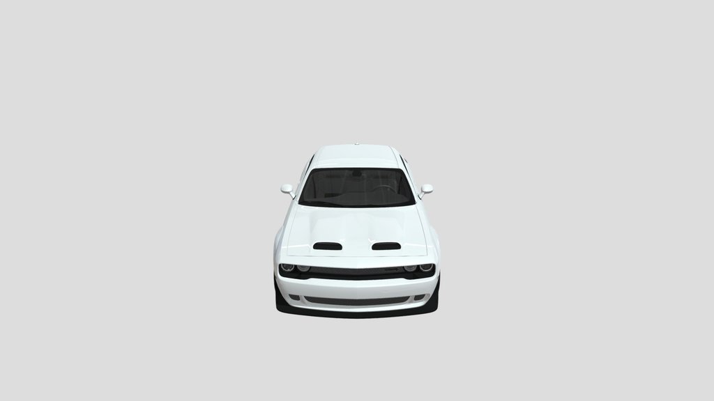Dodge challanger high poly model from FGS_143