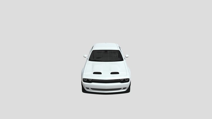 Dodge challanger high poly model from FGS_143
