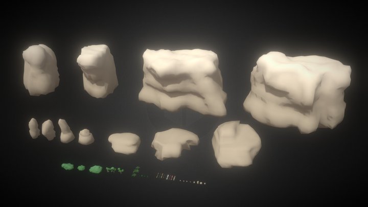 Lowpoly nature 3D Model