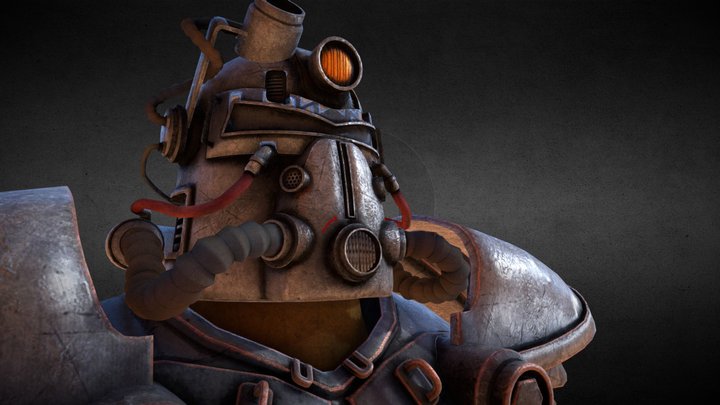 Motorized Power Armor MK-I 3D Model
