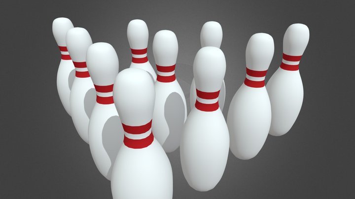Sketchbook 6 - [Bowling Pins] 3D Model