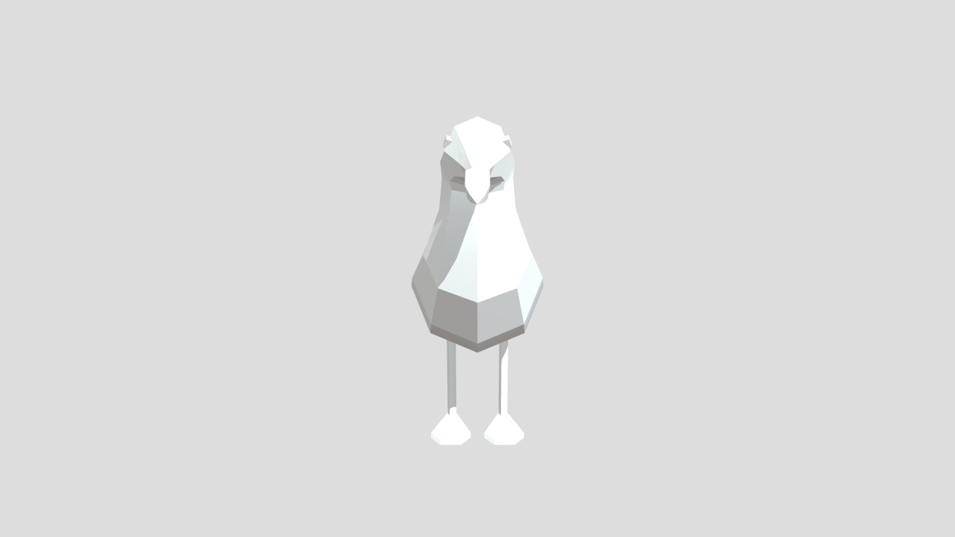 Seagull from Poly by Google