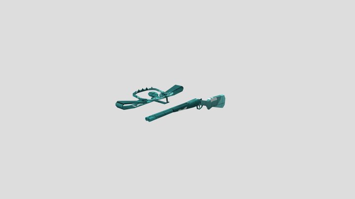 Forest Loner - Unwrap 2 More detailed props 3D Model