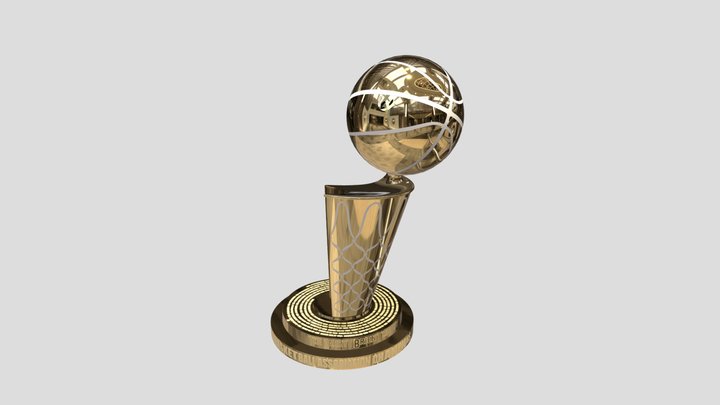 NBA Larry Obrien Championship Trophy 3D Model