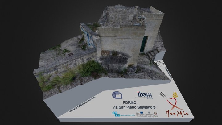 FORNO via San Pietro Barisano 3 - MATERA 3D Model