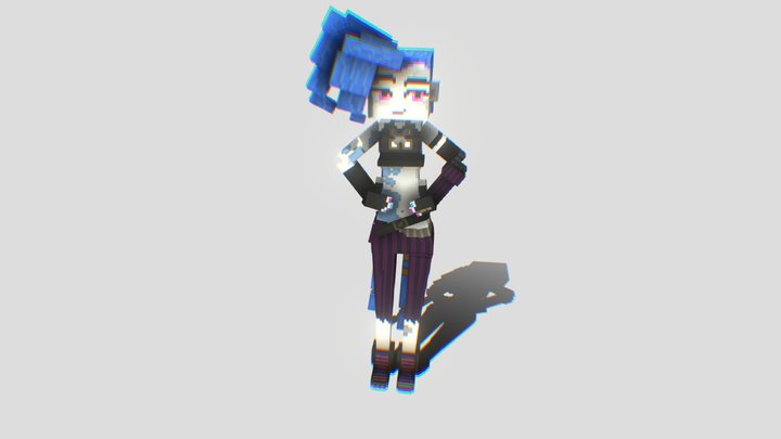 JinxModel dancing 3D Model