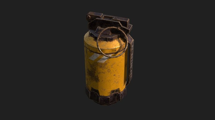 Elysium Grenade 3D Model