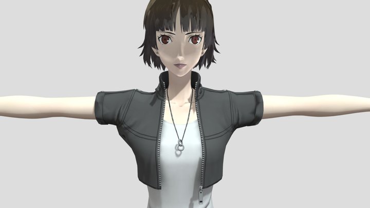 Makoto Niijima / Casual (Persona 5 Strikers) 3D Model