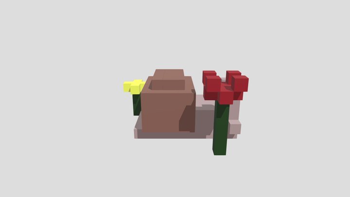 Caracol Con Down 3D Model