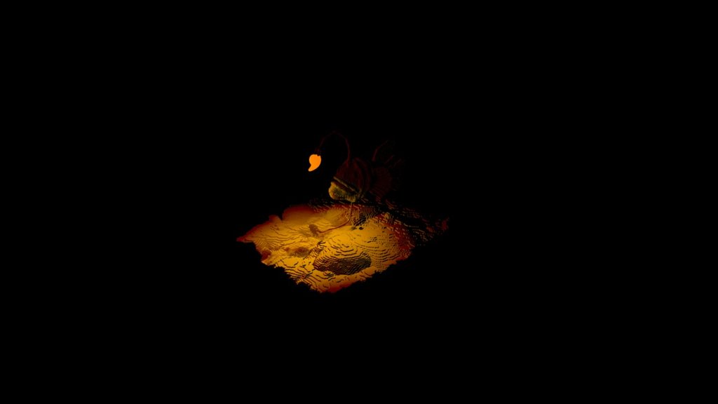 Under Water Walk Voxel Scene