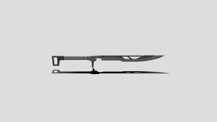 Titanfall 2 Ronin Prime Broadsword 3D Model