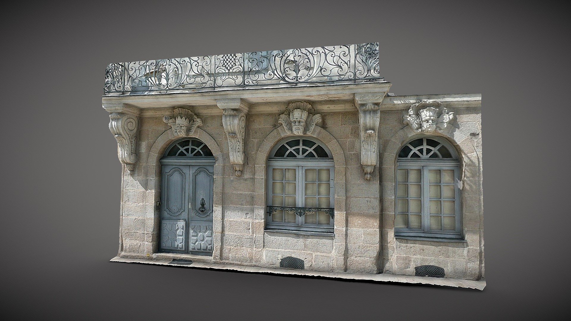 Immeuble Feydeau XVIIIe s - Nantes (France)