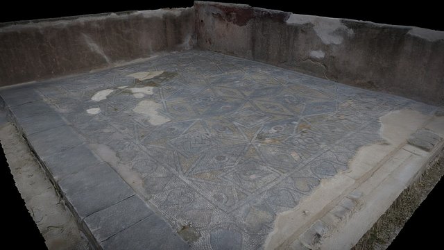 Mosaic Floor 1, National Gardens of Athens 3D Model