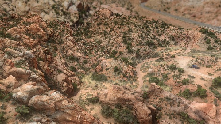 Pull Out on Hwy 89 in Southern Utah 3D Model