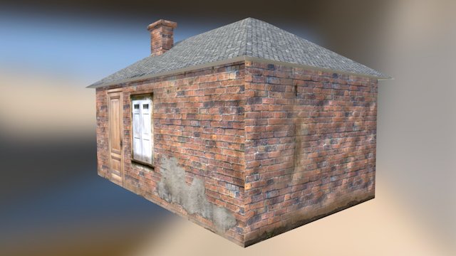 Free House Model - Low Poly 3D Model