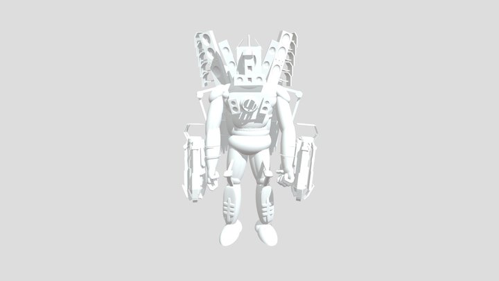 Titan Speaker Man 3D Model