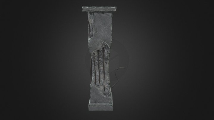 Pillar - Concrete study 3D Model