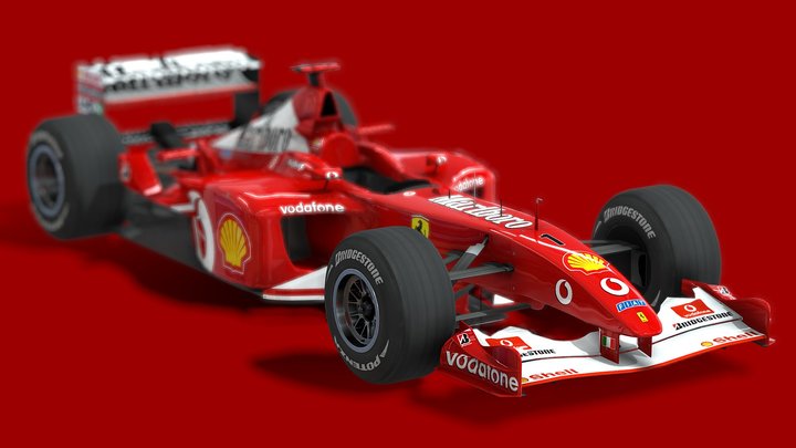 2002 Ferrari F2002 – Modello 3D gratuito STL