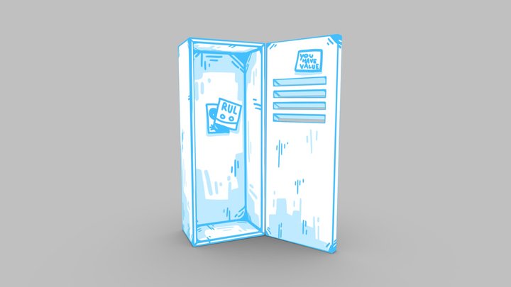 Locker 3D Model