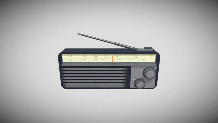 Radio 3D Model