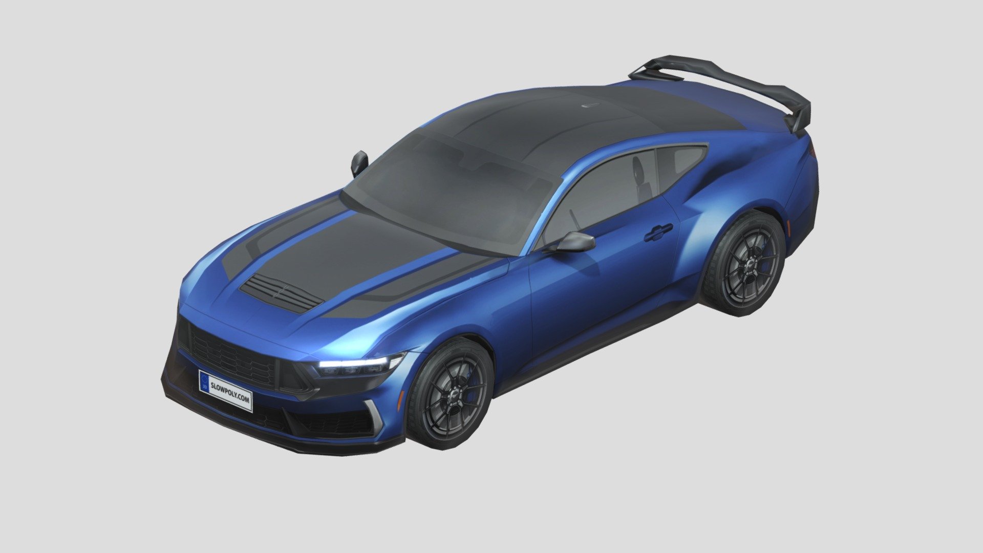 Ford Mustang Dark Horse - Download Free 3D model by Superfamicom ...