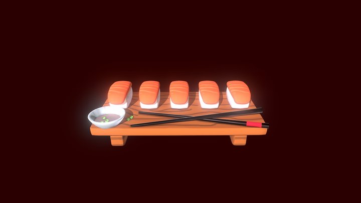 SUSHI 3D Model