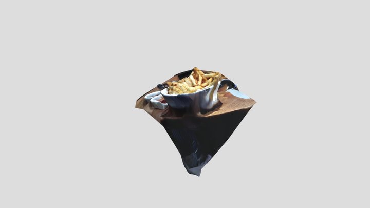 fish and chips 3D Model