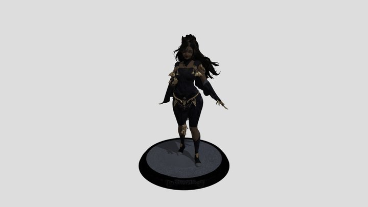 Nocturne of Gold and Shadow 3D Model