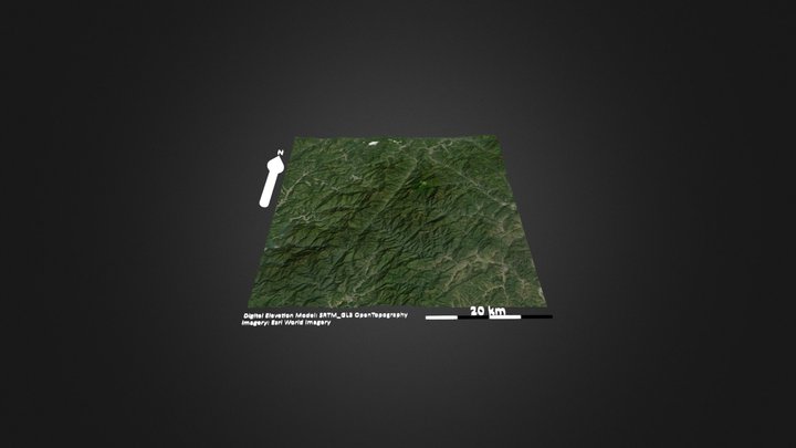 江西、福建武夷山黄岗山 – Free 3D Model STL