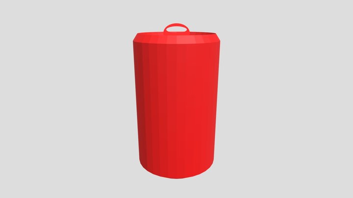 Kendall Shelton 3D Sketchbook 3- Coke Can 3D Model