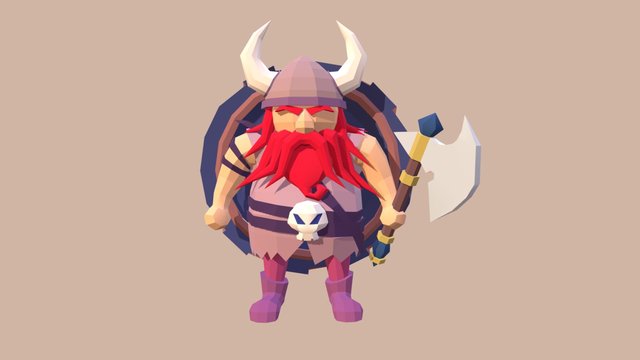 Viking 3D Model