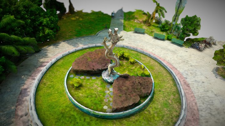 Whampoa Dragon Fountain @ Singapore 3D Model