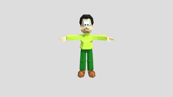 Timmy dad rig 3D Model