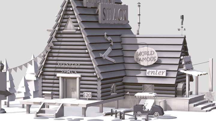 Mystery Shack 3D Model