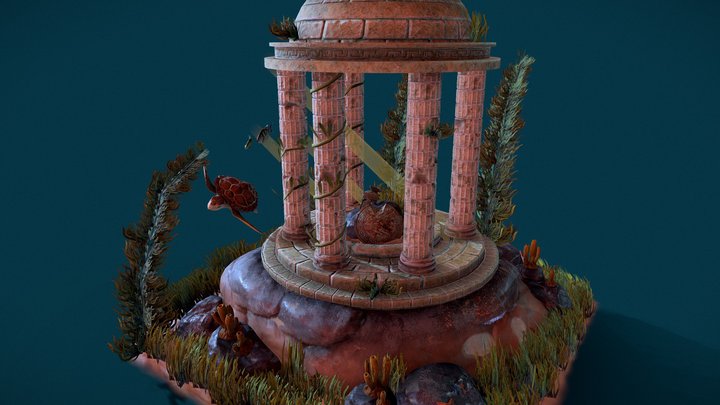 PoseidonsAltar_MaximilianRosier_TeemingAtlantis 3D Model