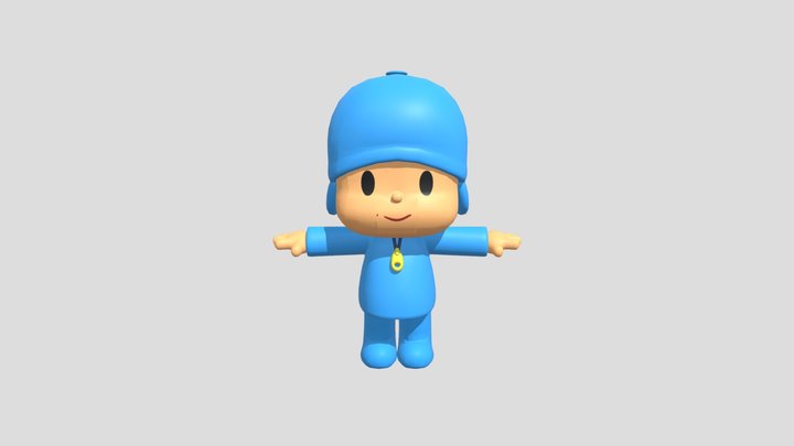 Talking Pocoyo 3D Model