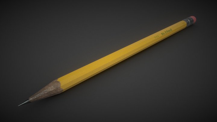 Pencil 3D Model