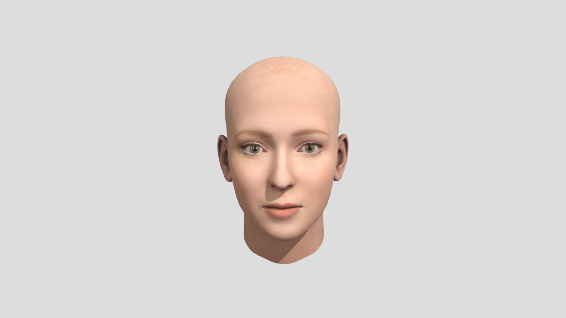 Shannon - Woman Head with BlendShapes
