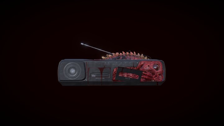 Strange Radio Tape 3D Model