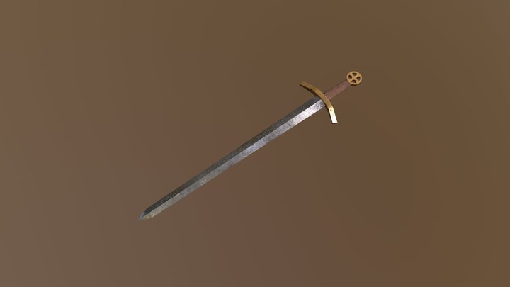Medieval Sword 3D Model
