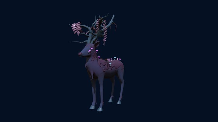 Fantasy Garden - Creature 3D Model